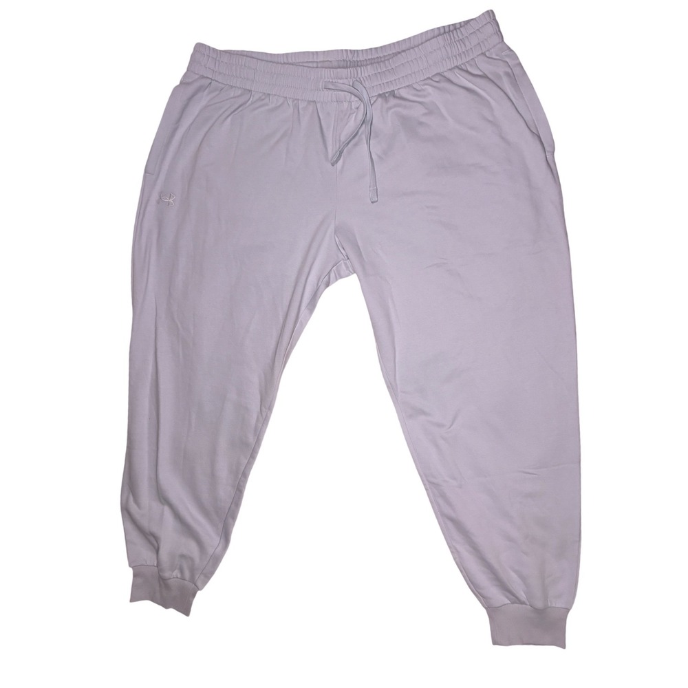 Under Armour Rival Fleece Joggers Men 3XL Light Blue Loose Fit NWT
